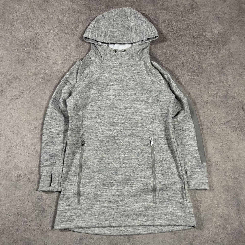Athleta Gray Hooded Sweatshirt